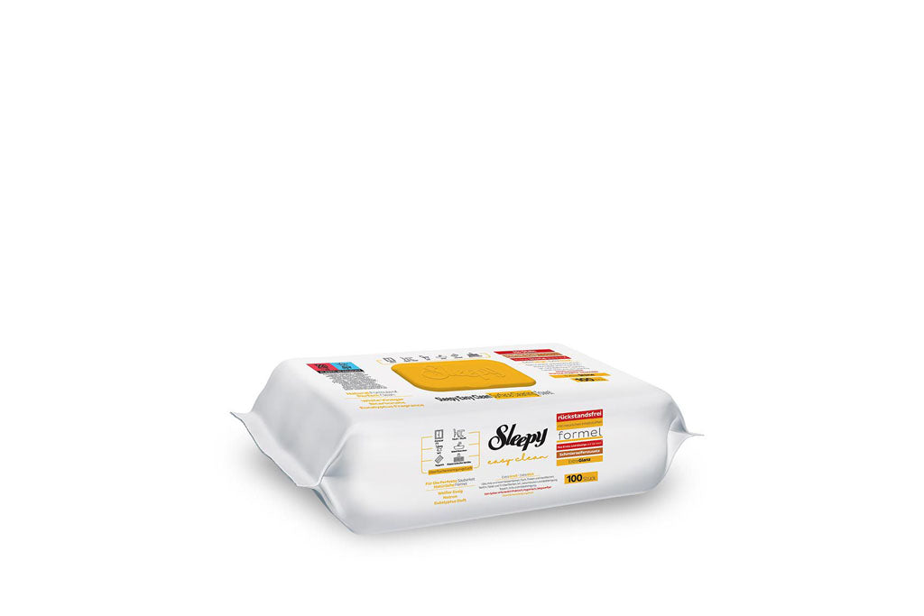 Sleepy Easy Clean, Oberflächenreinigungstuch, Feuchttücher, Hypoallergen, 12x 100 Stück